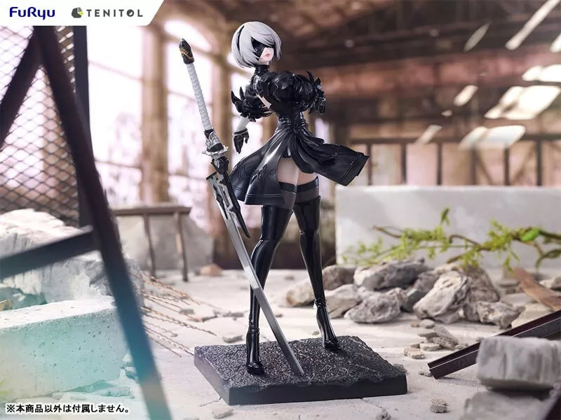 Furyu Tenitol Nier: Automata Ver1.1A 2B Yorha No.2 Tipo B Figura Giappone Funzionario