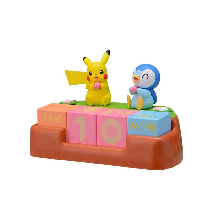 SEGA Pokemon Premium Perpetual Calendar Pikachu Piplup JAPAN OFFICIAL