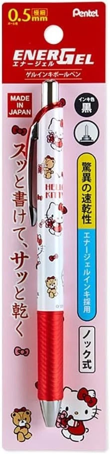 Pentel EnerGel Sanrio Hello Kitty Gel Ink Ballpoint Pen JAPAN OFFICIAL