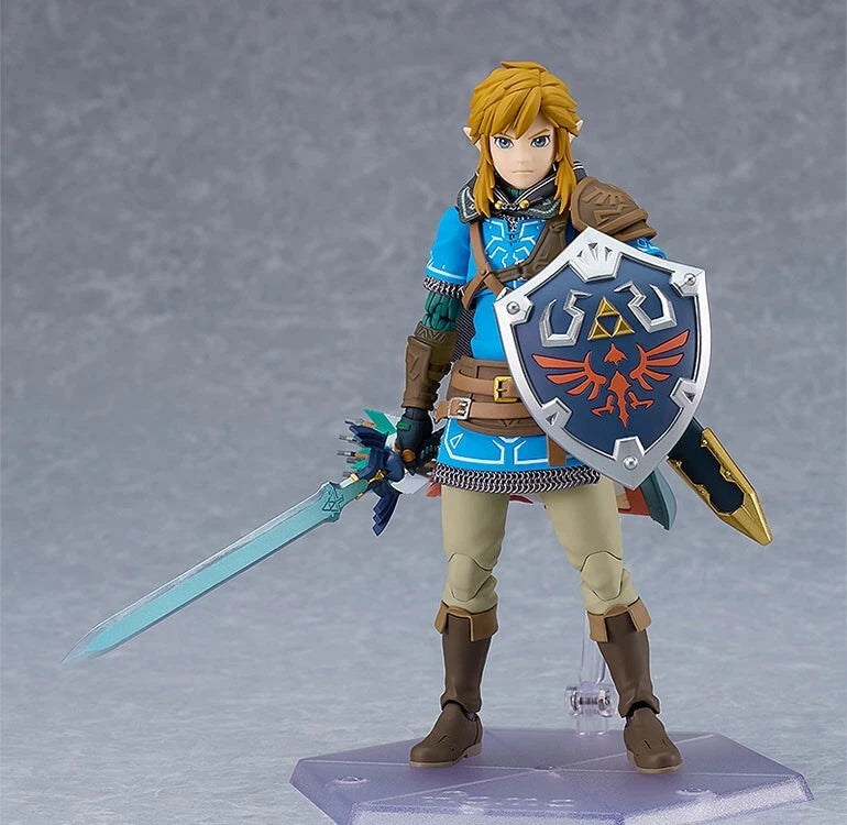 Figma A lenda de Zelda Lágrimas do reino Link Ação Figura Oficial do Japão