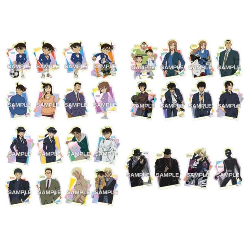 Detective Conan Chara Cut Sticker Gum 16Pack Box Candy Toy JAPAN OFFICIAL