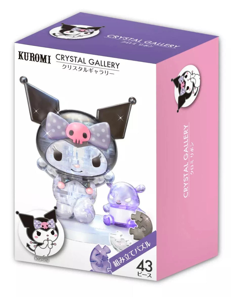 Crystal Gallery Kuromi Ribbon Puzzle 3D JAPON OFFICIEL