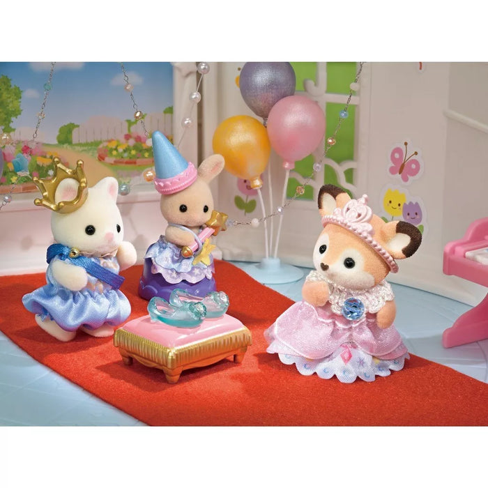 Famiglie Sylvanian Preschool Preschool Set Princess & Glass Shoes S-77 Giappone