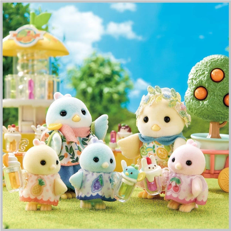 Epoch Sylvanian Families Citrus Bird Family FS-62 JAPAN OFFICIAL Epoch Sylvanian Families Citrus Bird Family FS-62 JAPAN OFFICIAL