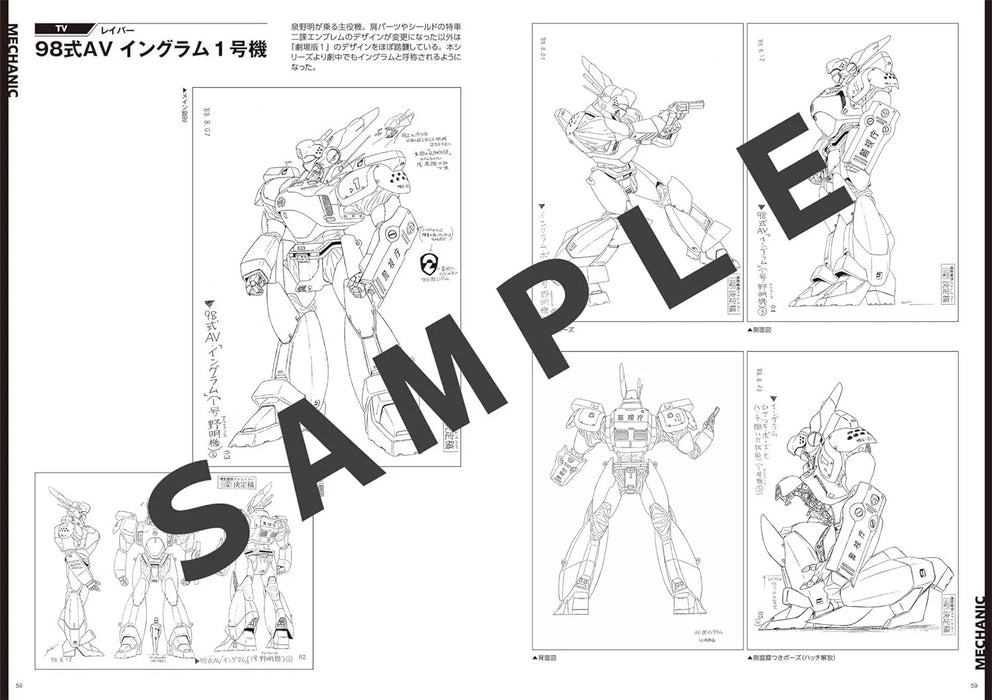 Patlabor 35th Official Material Collection Book JAPAN OFFICIAL