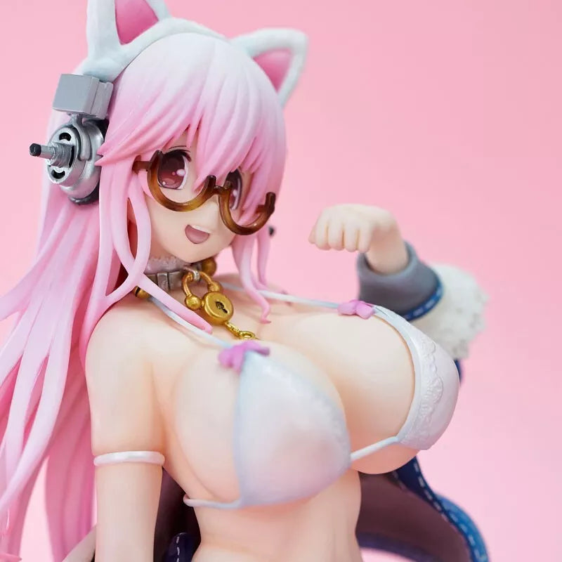 Super Sonico White Cat Ver. Figurar oficial de Japón