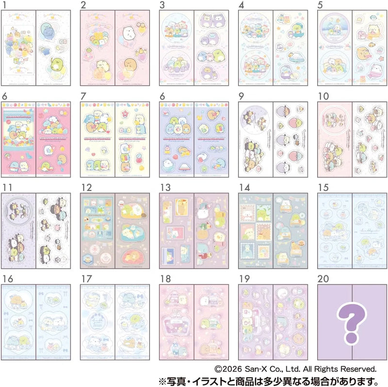 Sumikko Gurashi Charactible Sticker 20Pack Box Candy Toy JAPAN OFFICIAL