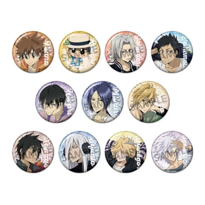 Reborn! Trading Tin Badge Complete Set JAPAN OFFICIAL