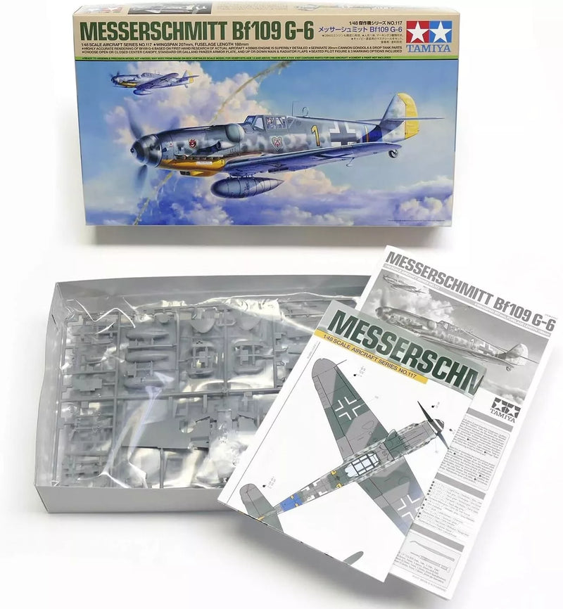 Tamiya 1/48 Masterpiece Machine Series No.117 Luftwaffe Messerschmitt BF109 G-6