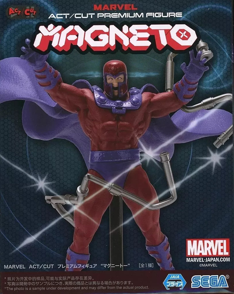 SEGA Marvel ACT/CUT Premium Figure Magneto JAPAN OFFICIAL