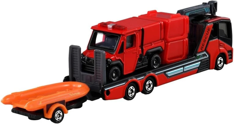 Long Type Tomica No.132 Morita Small Offroad Firetruck RedLadybug & TransportCar