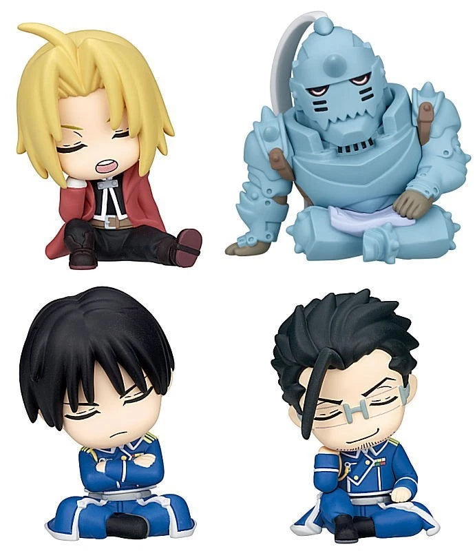 Shoulder Zun Fig. Fullmetal Alchemist Complete Set Capsule Toy JAPAN OFFICIAL