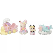 Epoch Sylvanian Families Amusement Park Ride Set Train Airplane KO-79 JAPAN