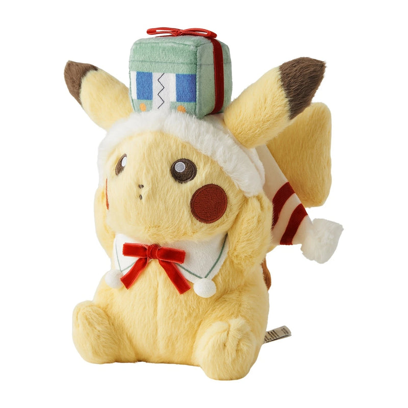 Pokemon Center Original Pokemon Holiday Blessings Pikachu Plush Doll JAPAN
