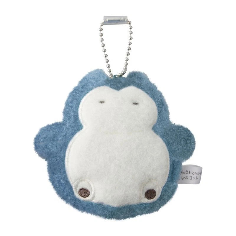 Pokemon Center Original Howahowa Tenohira Snorlax Plush Keychain JAPAN OFFICIAL