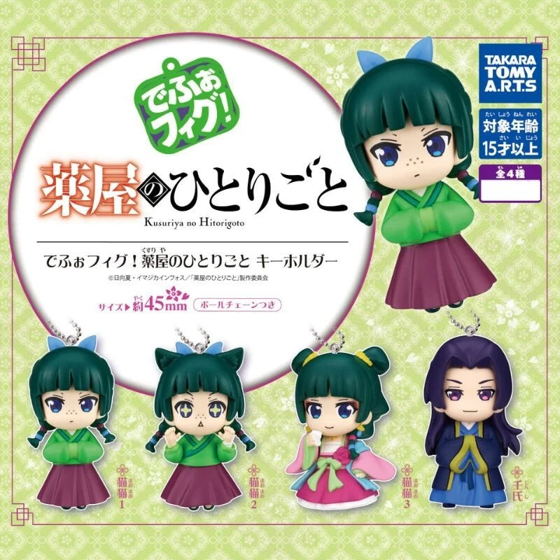 DefoFig! The Apothecary Diaries Keychain Complete Set Capsule Toy JAPAN OFFICIAL