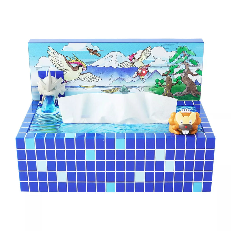 Pokemon Center Original Pokemon Sento Tissue Box Case Bibarel JAPAN OFFIZIELL