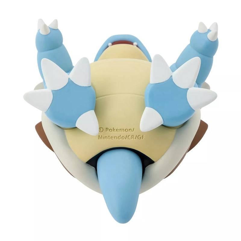 Pokemon Center Figura originale in vinile morbido Blastoise UFFICIALE GIAPPONE