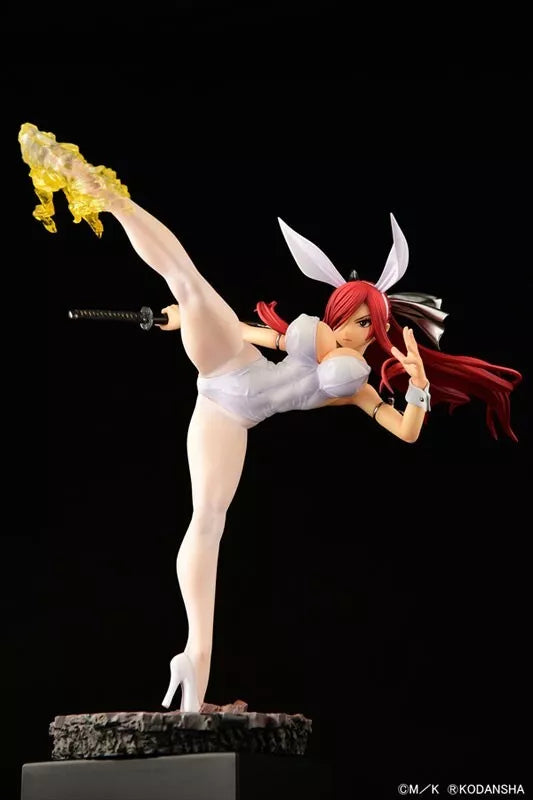Fairy Tail Erza Scarlet High Kick ver. White Rabbit 1/6 Figure JAPAN OFFICIAL