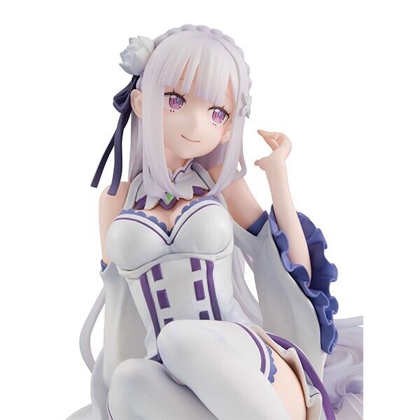 Re:ZERO Starting Life in Another World Emilia Palm size Figure JAPAN OFFICIAL