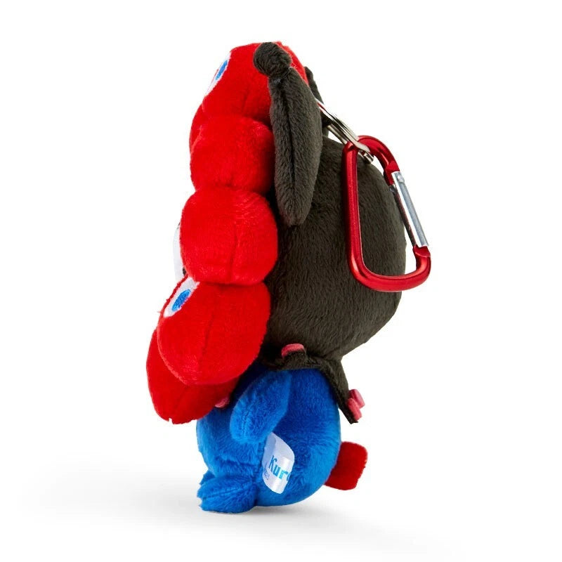 Portachiavi in ​​peluche Sanrio EXPO2025 Myaku-Myaku BC Kuromi UFFICIALE DEL GIAPPONE