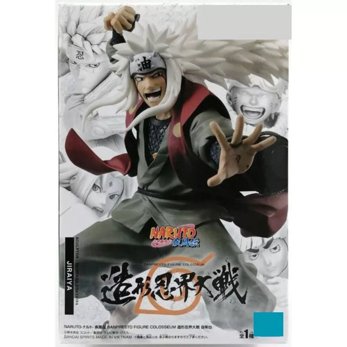 Figura Banpresto Coliseu esculpiu Ninja Guerra Mundial Naruto Shippuden Jiraiya