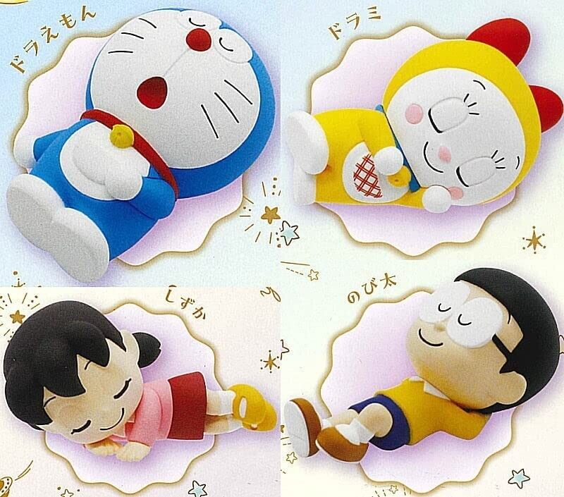 I'm Doraemon I'm Doraemon Sleeping Friend Fig. Set of 4 Gacha