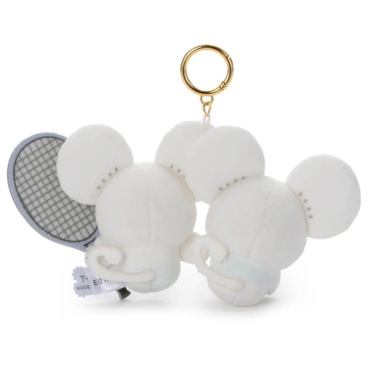 Pokemon Pokepeace Tandemaus Tennis Ver. Plush Keychain JAPAN OFFICIAL