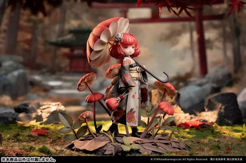 Mushroom Girls Series No.6 Marasmius Haematocephalus 1/1 Figura UFFICIALE DEL GIAPPONE