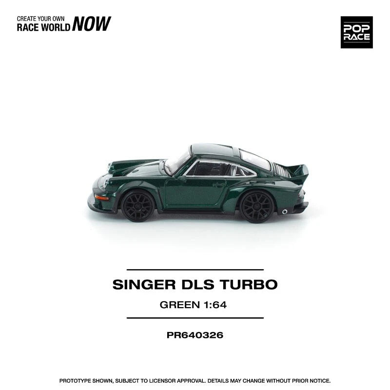 Singer DLS Turbo Road Verde 1/64 Carro Miniatura JAPÃO OFICIAL