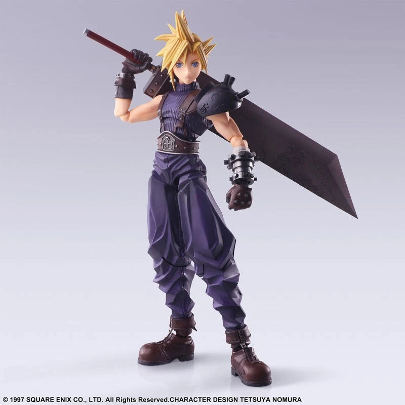 Square Enix Final Fantasy VII Bring Arts Cloud Strife Action Figure JAPAN