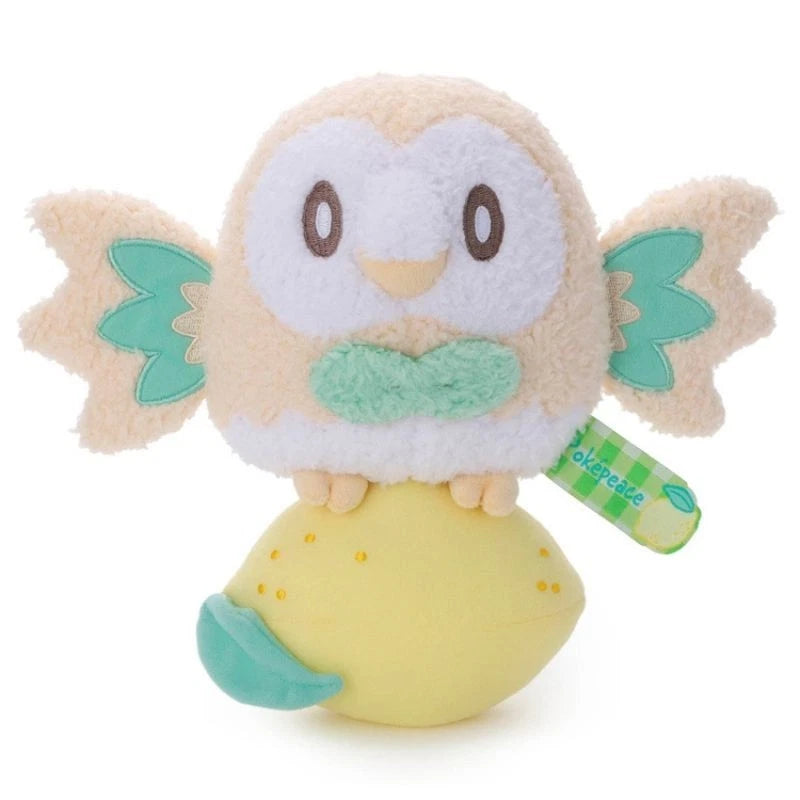 Pokemon Pokepeace Rowlet Colorful Ver. Plush Doll JAPAN OFFICIAL