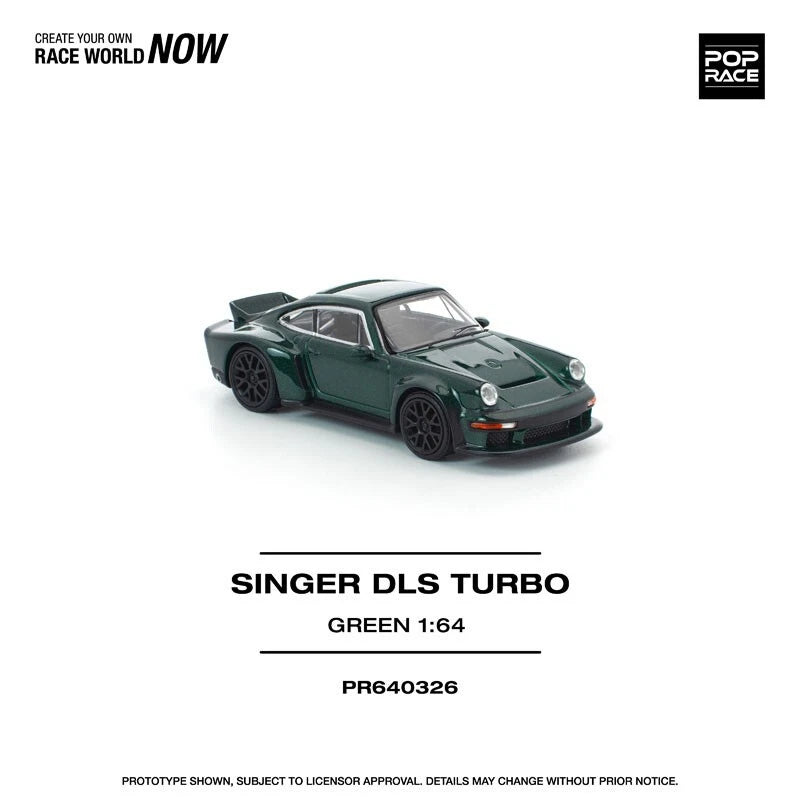 Singer DLS Turbo Road Verde 1/64 Carro Miniatura JAPÃO OFICIAL