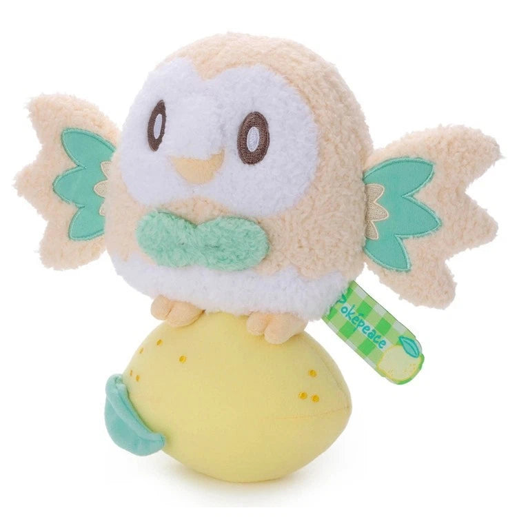 Pokemon Pokepeace Rowlet Colorful Ver. Plush Doll JAPAN OFFICIAL