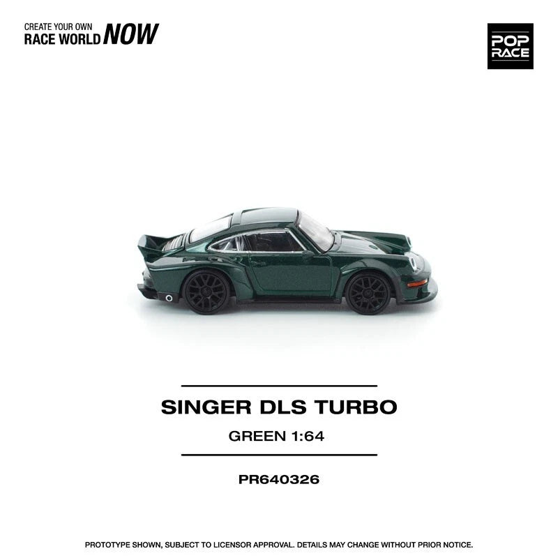 Singer DLS Turbo Road Verde 1/64 Carro Miniatura JAPÃO OFICIAL