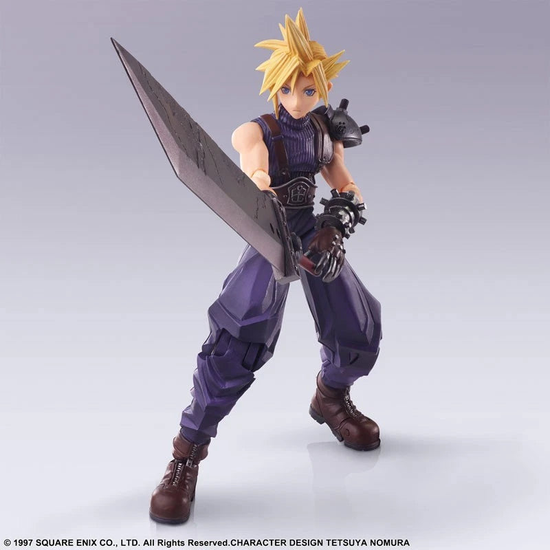 Square Enix Final Fantasy VII Bring Arts Cloud Strife Action Figure JAPAN