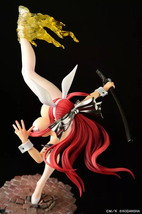 Fairy Tail Erza Scarlet High Kick ver. White Rabbit 1/6 Figure JAPAN OFFICIAL