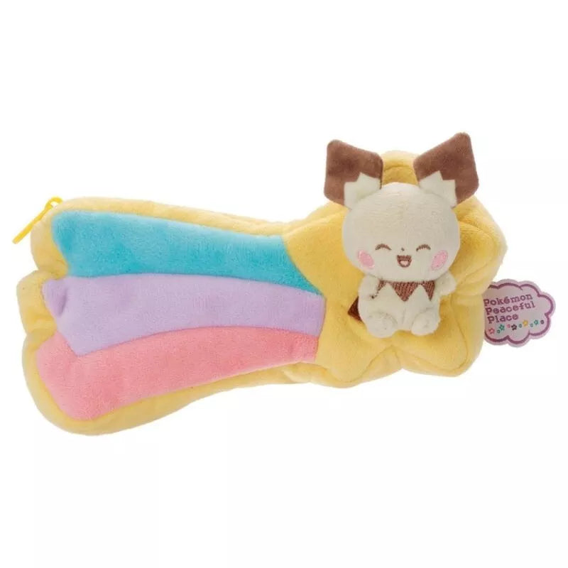 Pokemon Pokepeace Plush Pouch Pichu Starry Sky Ver. JAPAN OFFICIAL