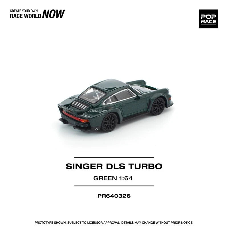 Singer DLS Turbo Road Verde 1/64 Carro Miniatura JAPÃO OFICIAL