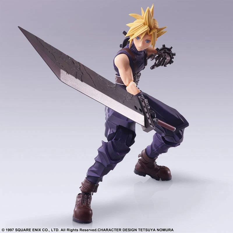 Square Enix Final Fantasy VII Bring Arts Cloud Strife Action Figure JAPAN