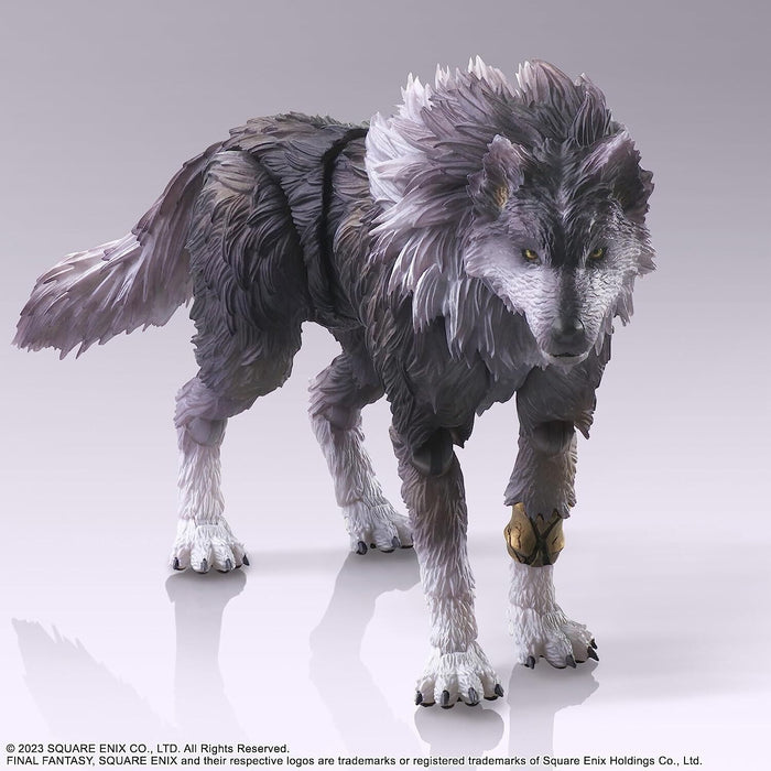 Square Enix Final Fantasy XVI Porta Arts Clive Rosfield e Torgal Action Figure