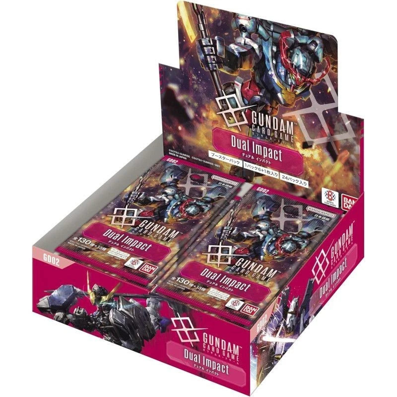 BANDAI Gundam Card Game Dual Impact GD02 Booster Pack Box TCG JAPAN OFFICIAL