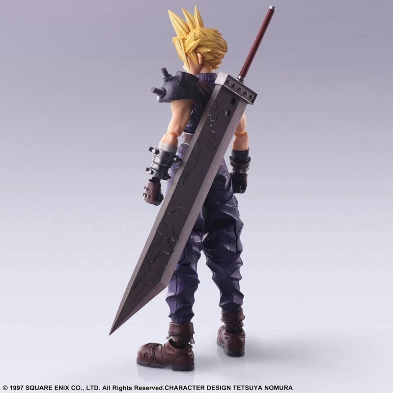 Square Enix Final Fantasy VII Bring Arts Cloud Strife Action Figure JAPAN