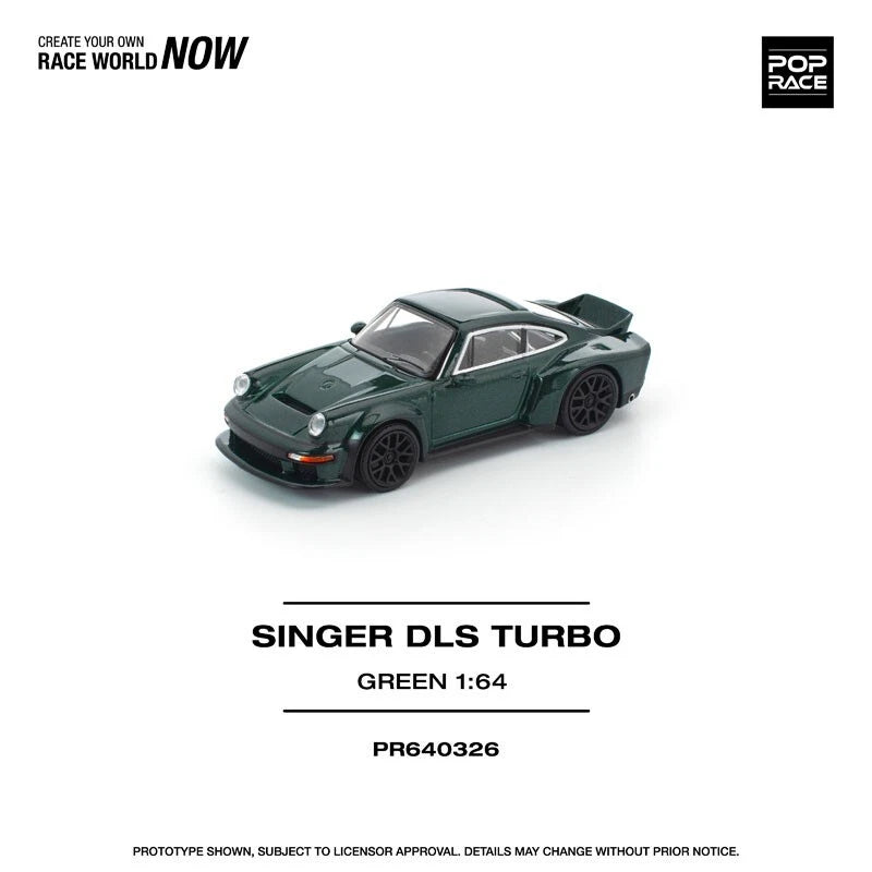 Singer DLS Turbo Road Verde 1/64 Carro Miniatura JAPÃO OFICIAL