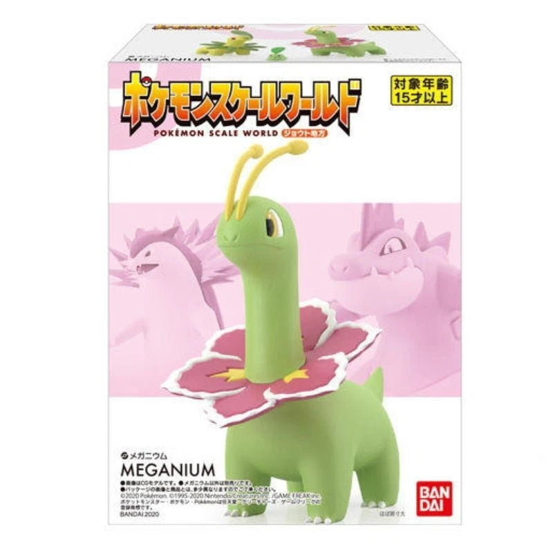 BANDAI Pokemon Scale World Johto Region Meganium Figure JAPAN OFFICIAL