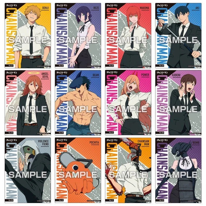 Chainsaw Man Reze Arc Clear Card Collection Gum Regular 16Pack Box TCG Candy Toy