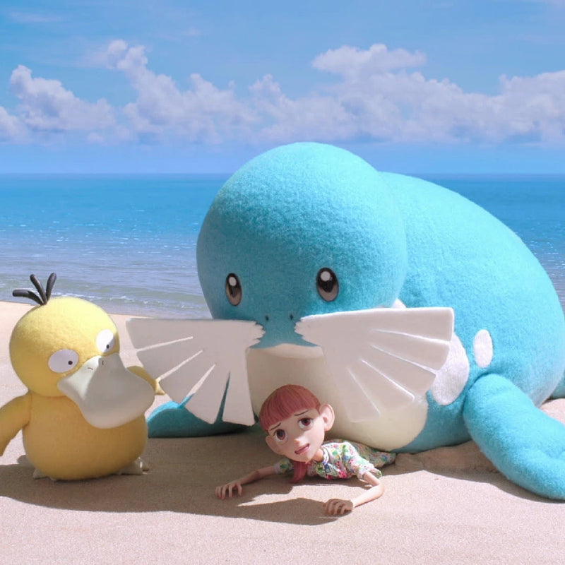 Pokemon Center Original Briefbeschwerer Sealeo & Dedenne JAPAN OFFIZIELL