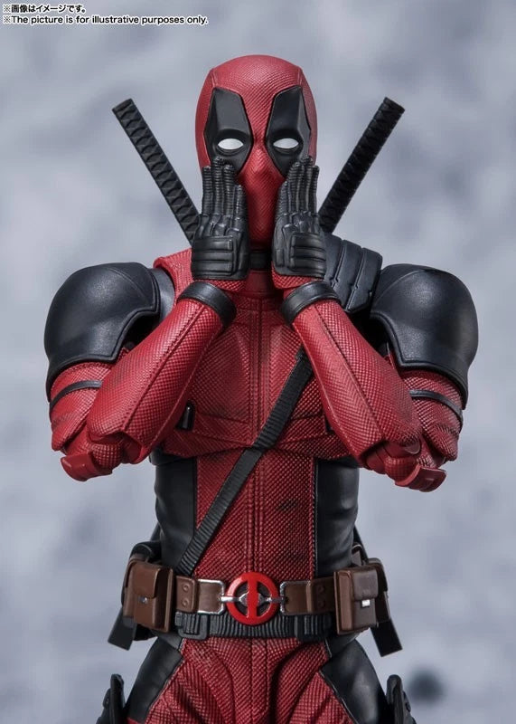 BANDAI S.H.Figuarts Marvel Universe Deadpool Action Figure JAPAN OFFICIAL ZA-74