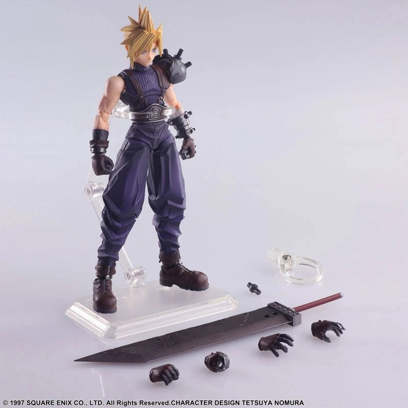 Square Enix Final Fantasy VII Bring Arts Cloud Strife Action Figure JAPAN