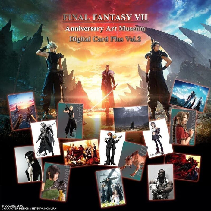 Final Fantasy VII Anniversary Art Museum Digitial Card Plus Vol.2 TCG JAPAN